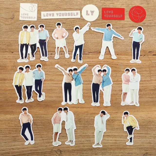 Set sticker BTS World Tour - ảnh dán BTS