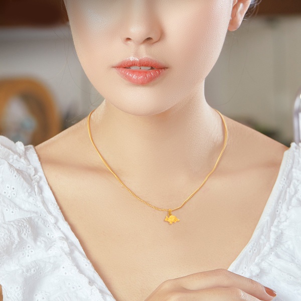PRIMA Mặt Dây Chuyền Vàng 24K - Chuột May Mắn - 111P0542