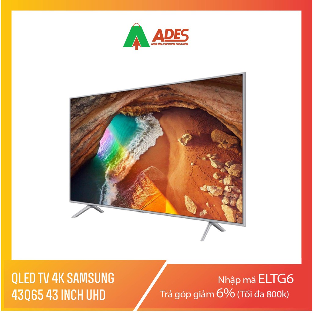 [Mã 154ELSALE2 giảm 7% đơn 300K] Smart TV QLED 4K Samsung 43Q65 43 inch UHD