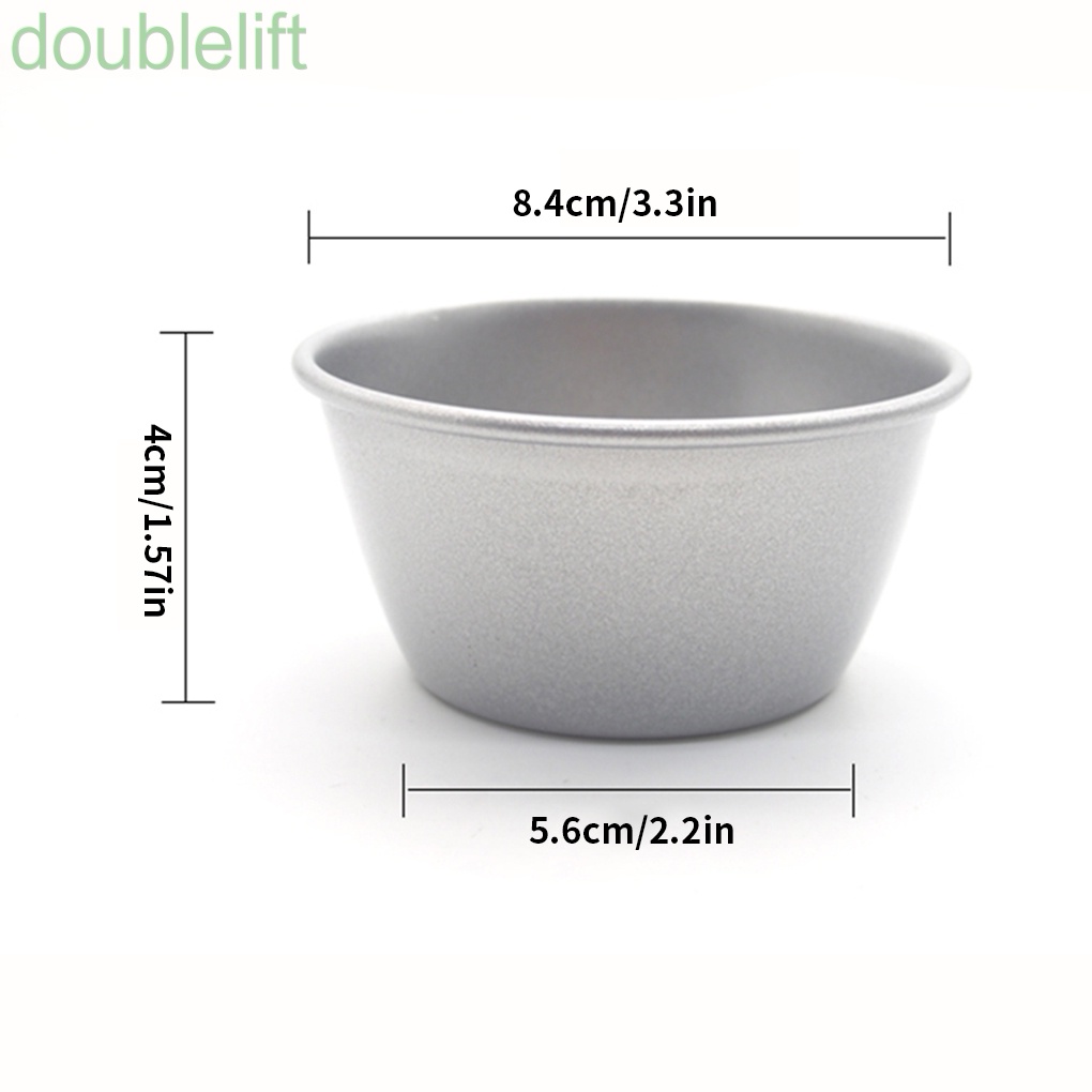 Khuôn làm bánh trứng pudding hình tròn bằng thép carbon chống dính