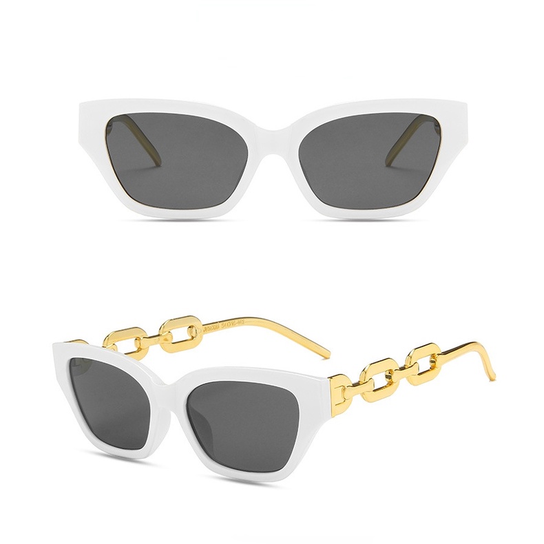 Kính Mát Hình Mắt Mèo Phong Cách Hip Hop Thời Trang Đi Biển Cá Tính Cho Nam Và Nữ