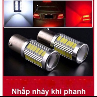 1 BÓNG ĐÈN LED STOP NHẤP NHÁY HẬU XE MÁY ÔTÔ SIÊU ĐẸP ĐỒ CHƠI XE