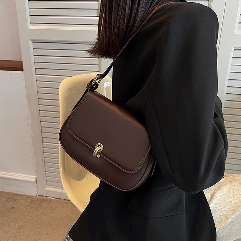 Túi đeo chéo IELGY hình vuông nhỏ dễ phối đồ phong cách retro thời trang cho nữ