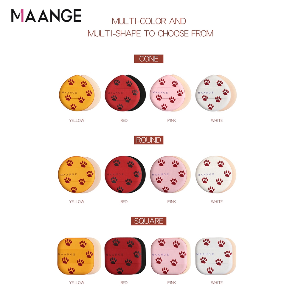 Bộ 8 mút trang điểm MAANGE tán phấn tiện lợi