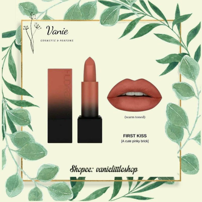 SON MÔI HUDA BEAUTY POWER BULLET MATTE LIPSTICK MÀU FRIST KISS