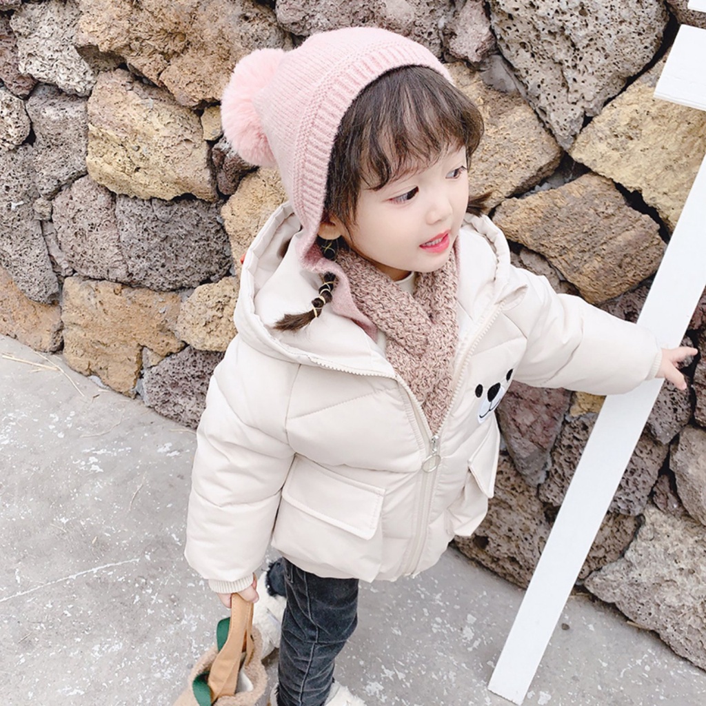 Áo khoác bé gái 8-20kg, Áo phao trẻ em cho bé gái 1-6 tuổi mẫu túi hộp, hàng đẹp.PHAOTUI88