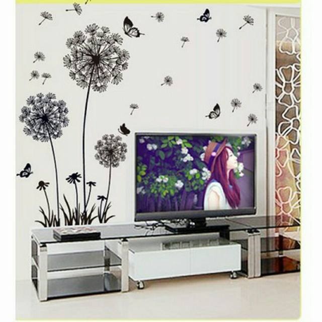 Decal dán tường bồ công anh 1