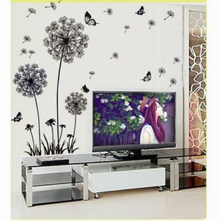 Decal dán tường bồ công anh 1