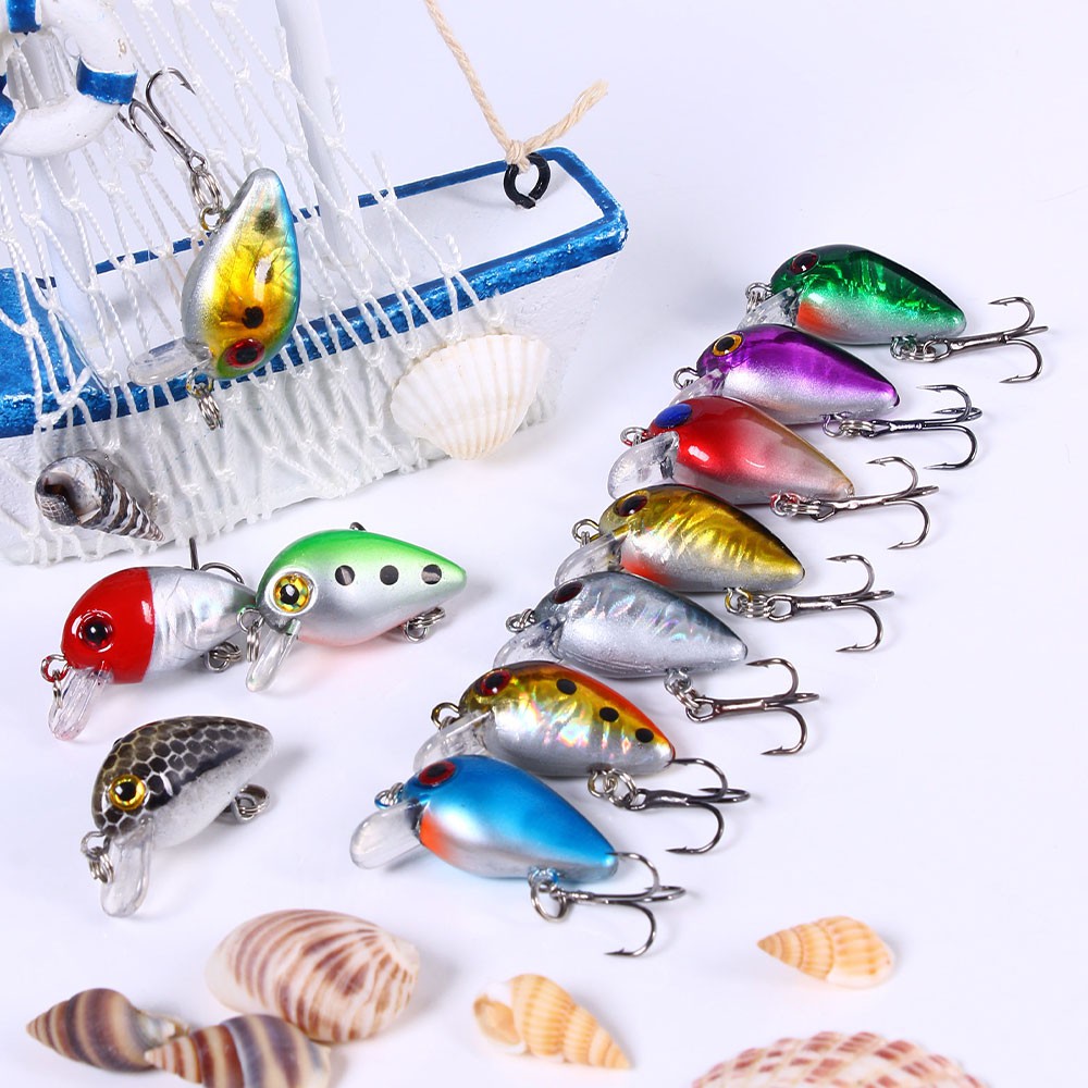 Mồi câu cá nhân tạo 3cm / 1.5G thiết kế độc đáo tiện dụng