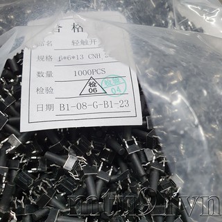 Nút nhấn 4 chân 6x6x13mm DIP