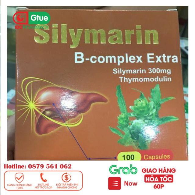 [CHÍNH HÃNG] VIÊN UỐNG BỔ GAN SILYMARIN B-COMPLEX EXTRA - HỘP 100V