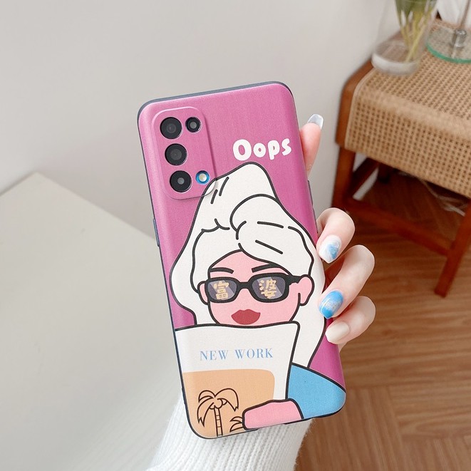 Ốp Điện Thoại H580 Cho Oppo Reno6Z 5G Reno5 A16 A74 A54 A94 A93 A15S A15 A53 A92 A52 A9 A5 A31 2020 F11 Pro F9 F7 A5S A12 A7 A3S A1K