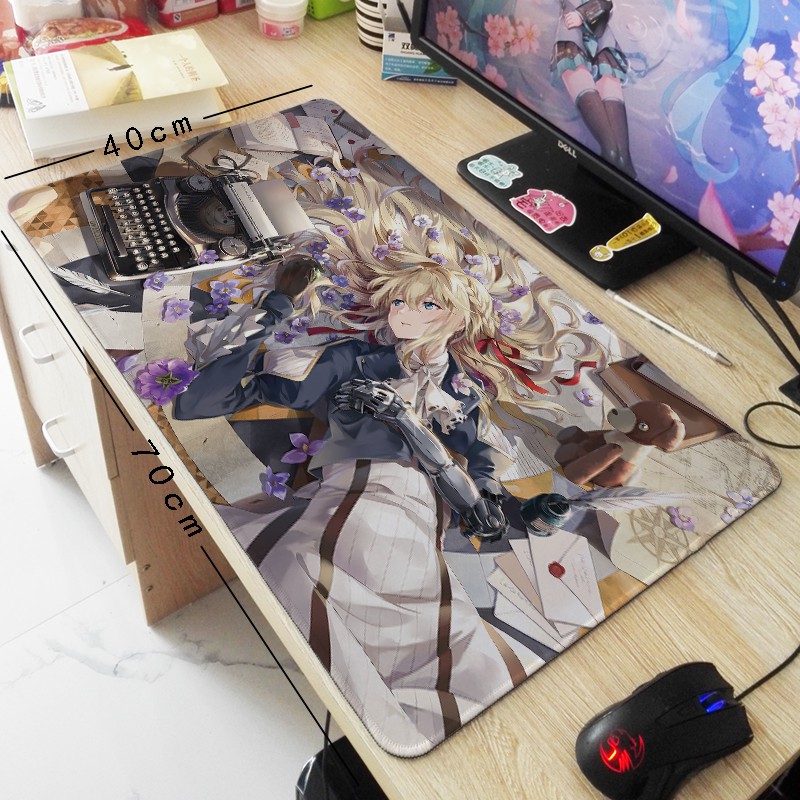 Tấm Lót Chuột Và Bàn Phím Máy Tính Cỡ Lớn In Hình anime merchandise