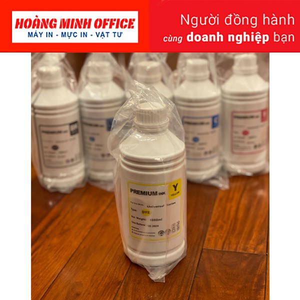 Bộ Mực Nước Dye Cano.n/ Epso.n COMBO 4 Màu - Dùng cho máy in phun màu Cano.n / Epso.n...( 1000ml )