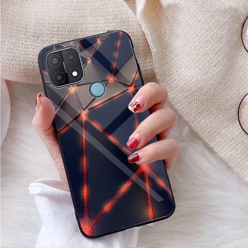 Ốp Lưng OPPO A15/A15s Mặt kính gương sáng bóng cao cấp