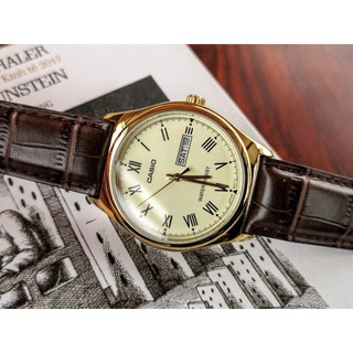 Đồng hồ nam dây da Casio MTP-V006GL-9BUDF