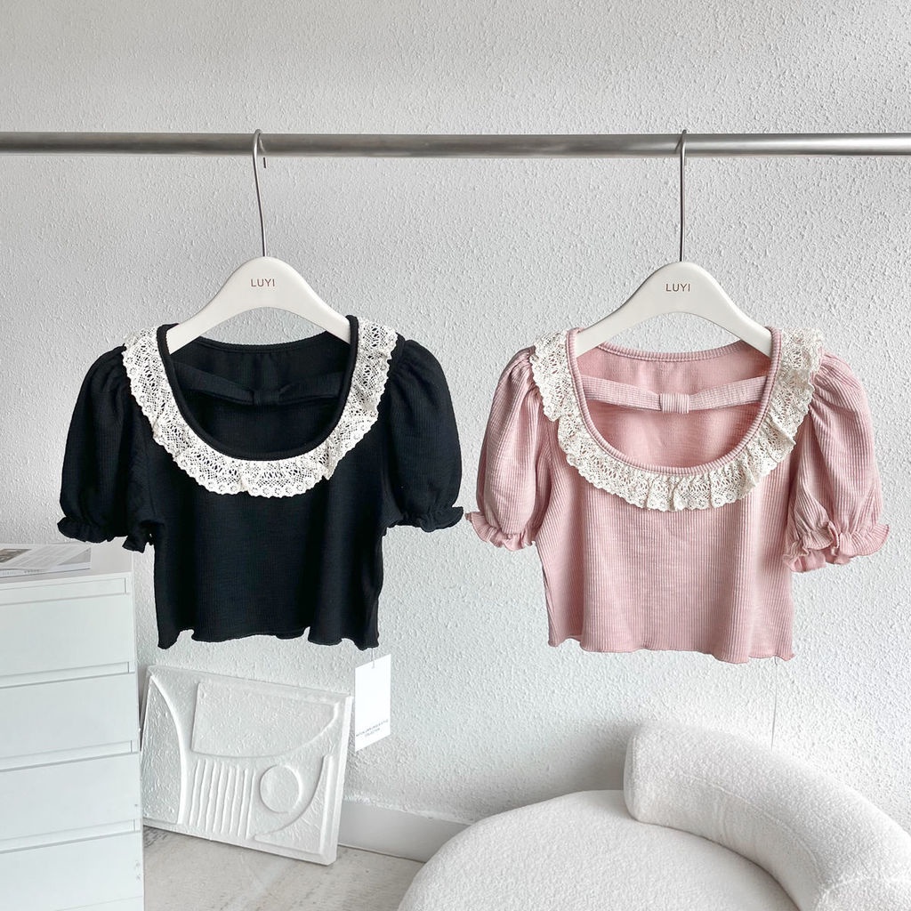 Áo Thun Tay Phồng Ngắn Thời Trang Mùa Hè Mới Cho Nữ