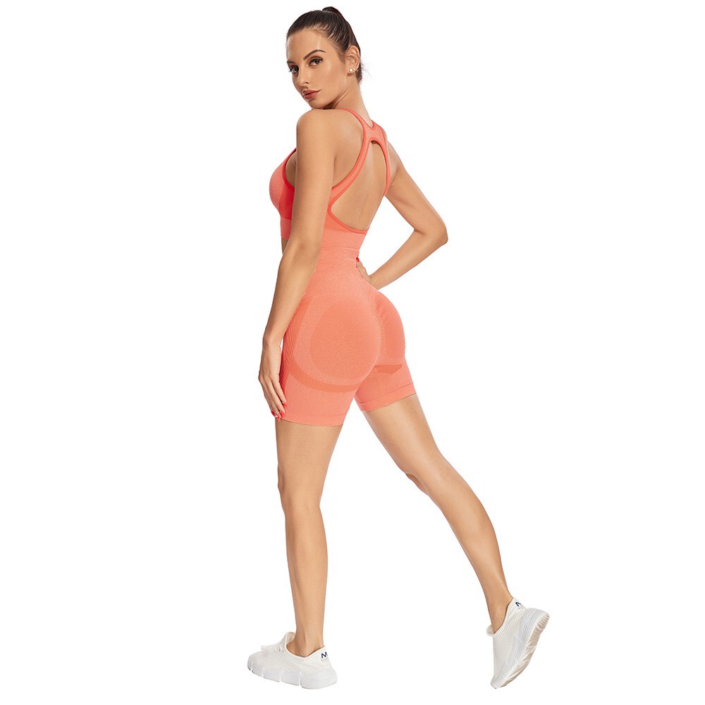 Set Áo ngực và Quần ngắn lưng cao giấu đường may thời trang