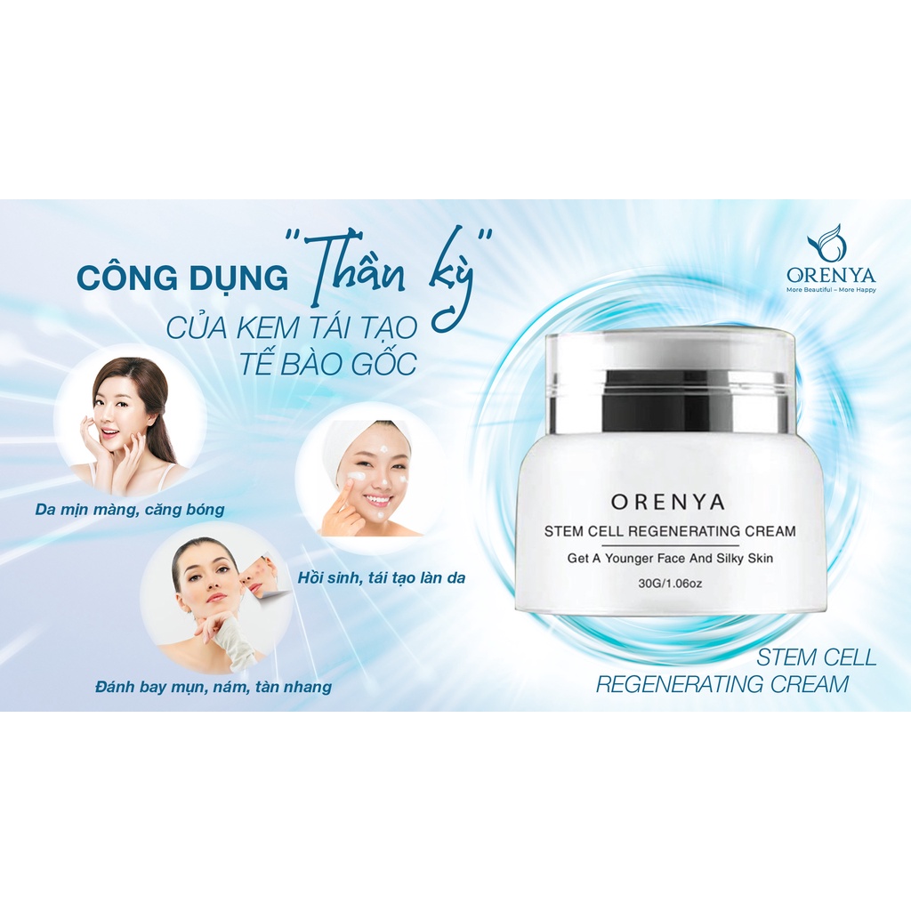 Kem Tái Tạo Tế Bào gốc - Phục Hồi Các Tế Bào Da Hư Tổn🌱 Làm Mờ Sẹo Rỗ, Sẹo Do Mụn