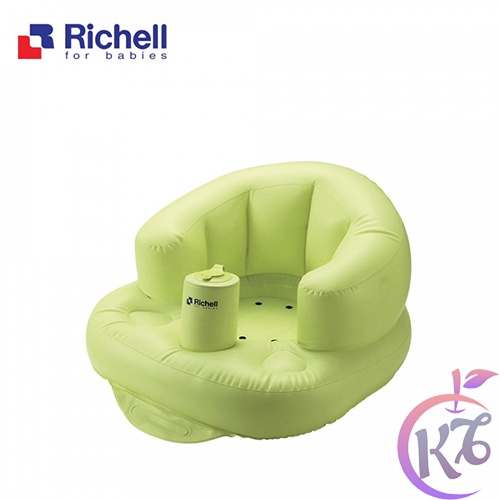 Ghế hơi cho bé ngồi tập ăn dặm Richell - RC98010 - ghe ngoi tap an cho be, có thể dùng như ghế ngồi chơi, ghế tắm cho bé