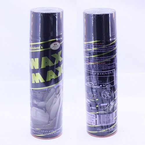 Xịt bóng nội thất đồ da, nhựa, gỗ... WAX MAX bình 500ml