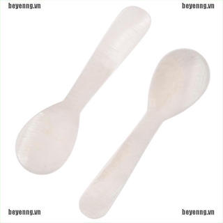 Muỗng Pha Trà / Cà Phê Hình Vỏ Sò Đính Ngọc Trai Thủ Công