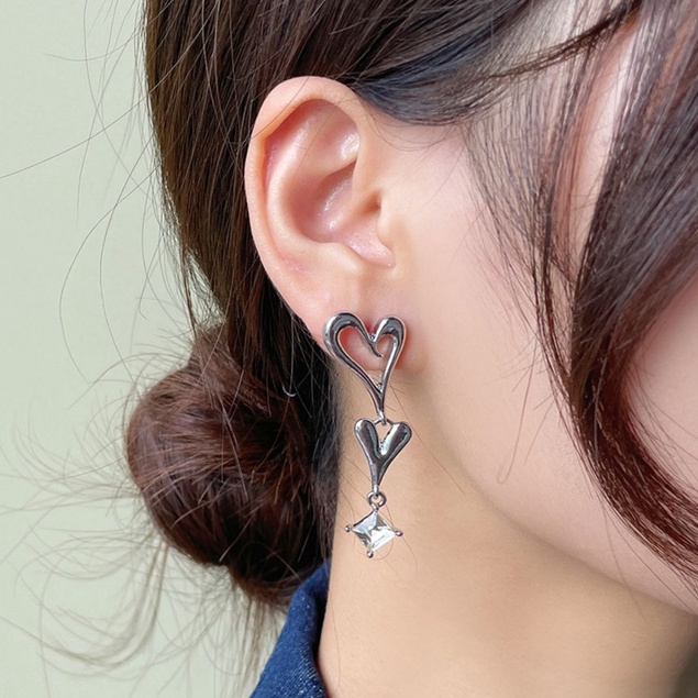 Bông Tai Mạ Bạc 925 Cao Cấp Phong Cách Hàn Quốc