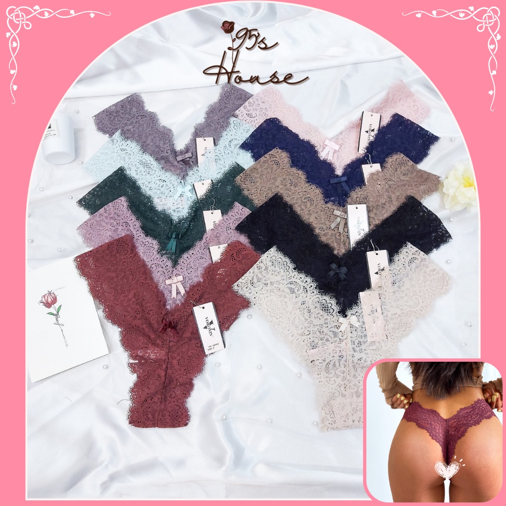 Quần lót lọt khe nữ chữ Y, Quần Ren lọt khe Sexy QL19 [95's House]