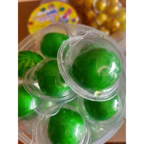 Lẻ  1v dẻo mắt cao su có nhân đủ loại thơm ngon.