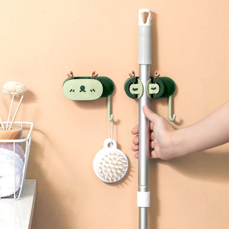 Giá Đỡ Cây Lau Nhà Gắn Tường Đa Năng Tiện Dụng