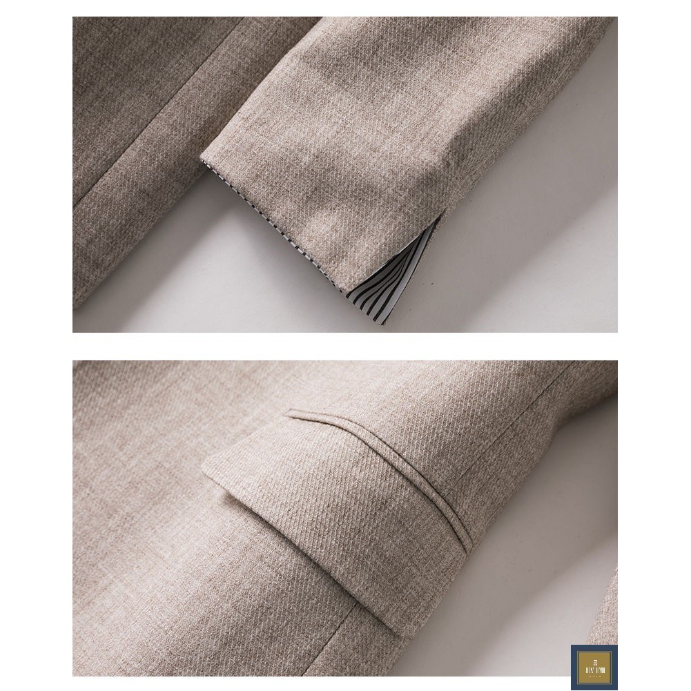 Áo blazer trơn nữ đẹp phối tay phong cách Hàn Quốc | BigBuy360 - bigbuy360.vn