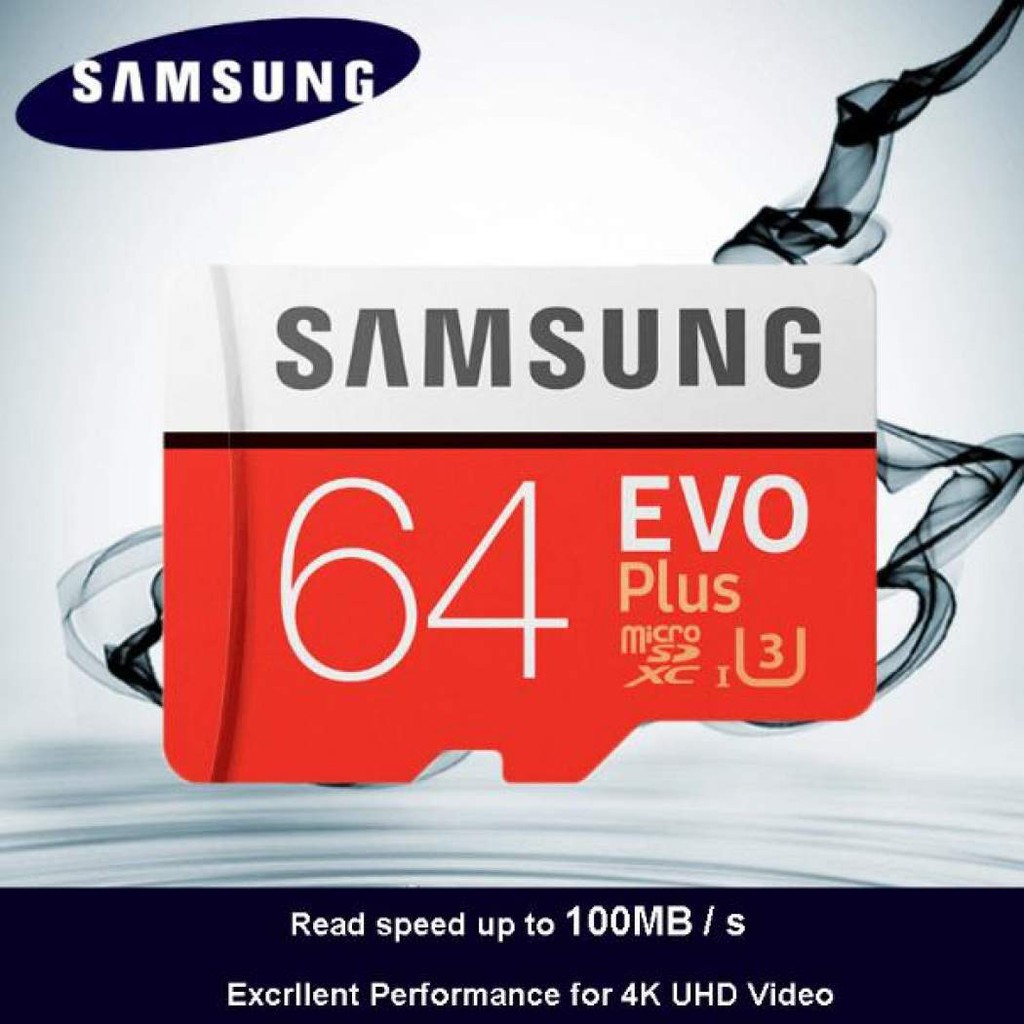 [SỈ] Thẻ Nhớ 64GB Samsung Plus U3 Class10 4K 100Mb/S Tốc Độ Cao[RẺ] - -Tongkho99