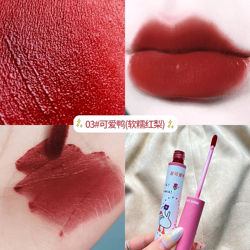[Hàng mới về] Set son kem Abpopa màu lì chống thấm nước lâu trôi xinh xắn | BigBuy360 - bigbuy360.vn