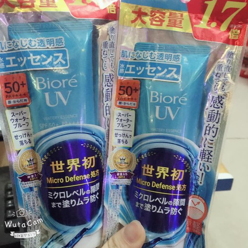 Kem Chống Nắng Biore UV AQUA Rich Watery Esence 50g , Gel 90ml