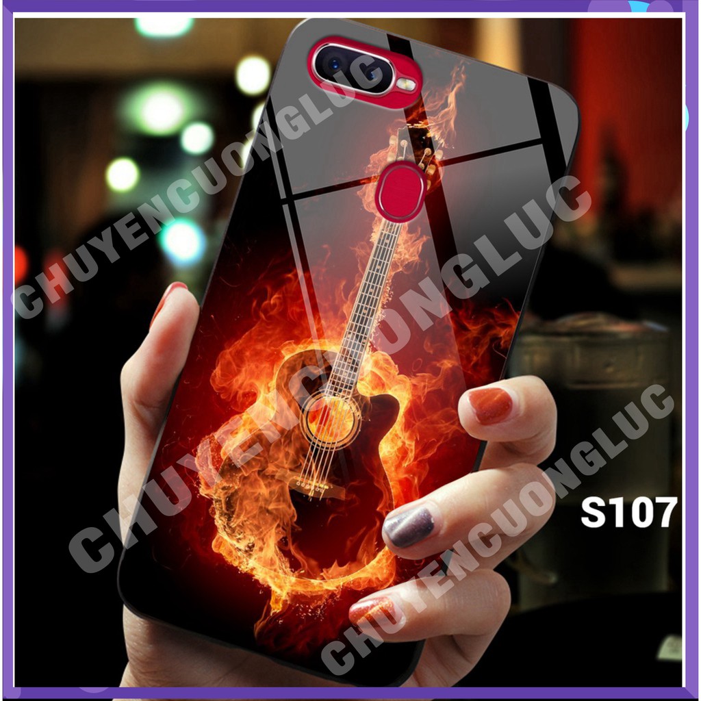 Ốp lưng kính cường lực dành cho Oppo F9 - A7 - A5S ốp lưng 5D . - CCLNB