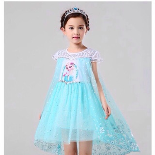 Đầm Elsa kèm phụ kiện