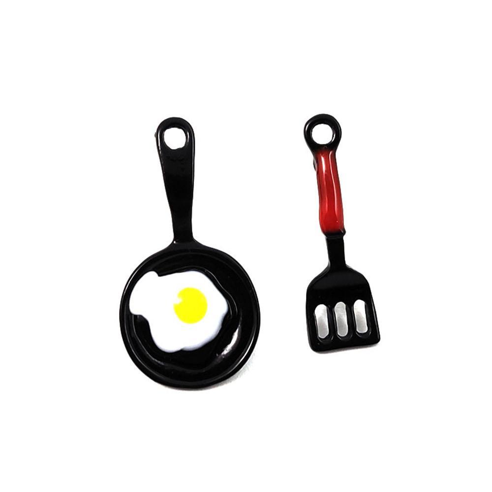 MELODG 1 Đôi Bông Tai Hình Trứng Chiên Dễ Thương Dành Cho Nữ