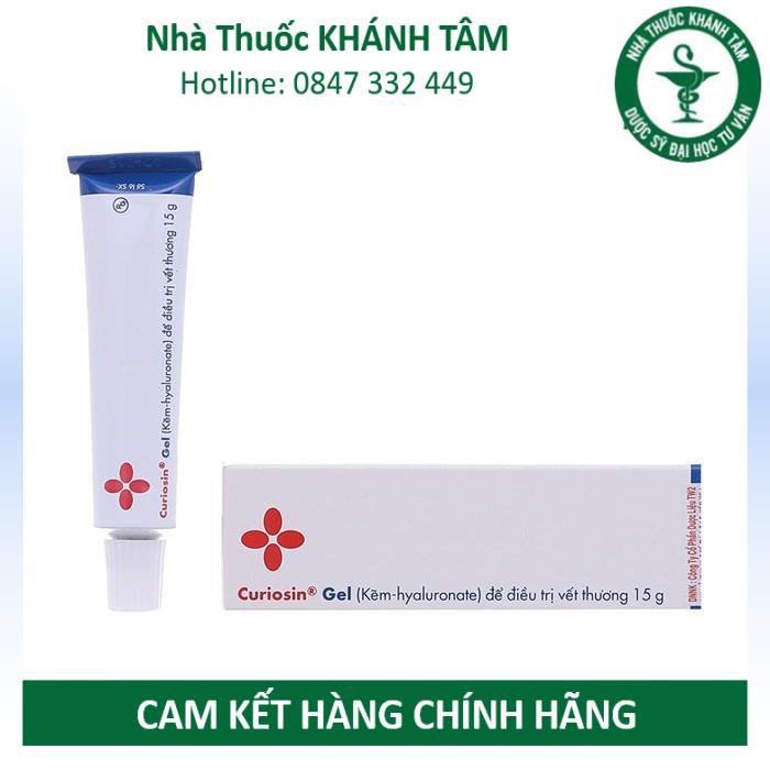 ! GEL MỜ SẸO CURIOSIN (15G) - MỜ VẾT THÂM, NHANH LÀNH VẾT THƯƠNG, MỤN, CÔN TRÙNG ĐỐT ! !