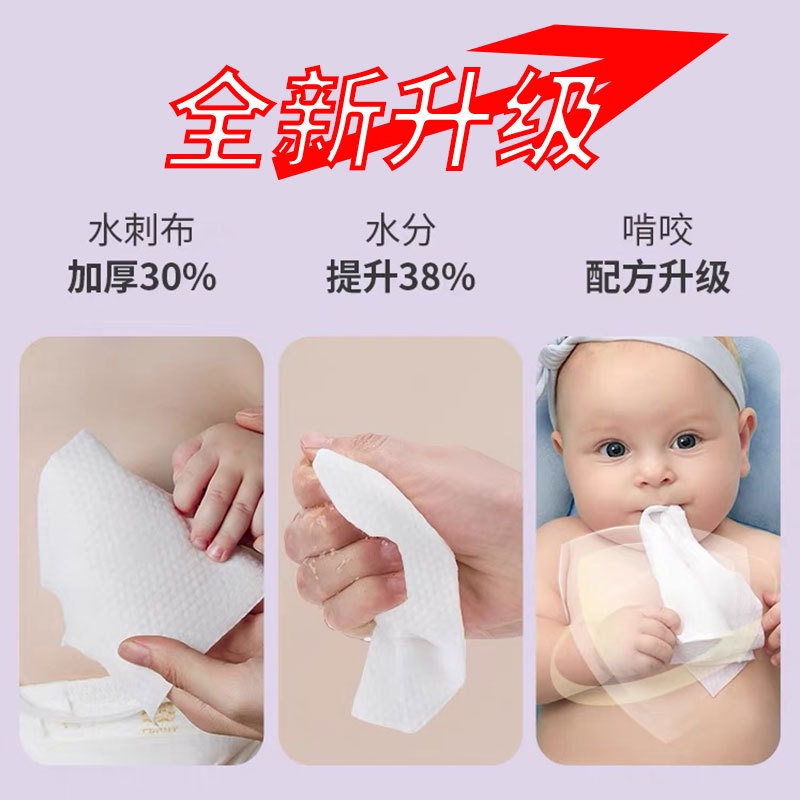 Set 10 Gói Khăn Giấy Ướt Mini Cao Cấp Siêu Xinh, Tiện Lợi Dễ Bỏ Túi Gói 1 Miếng