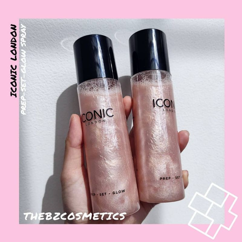 Chai xịt khoá makeup Iconic bản mới nhất các dòng