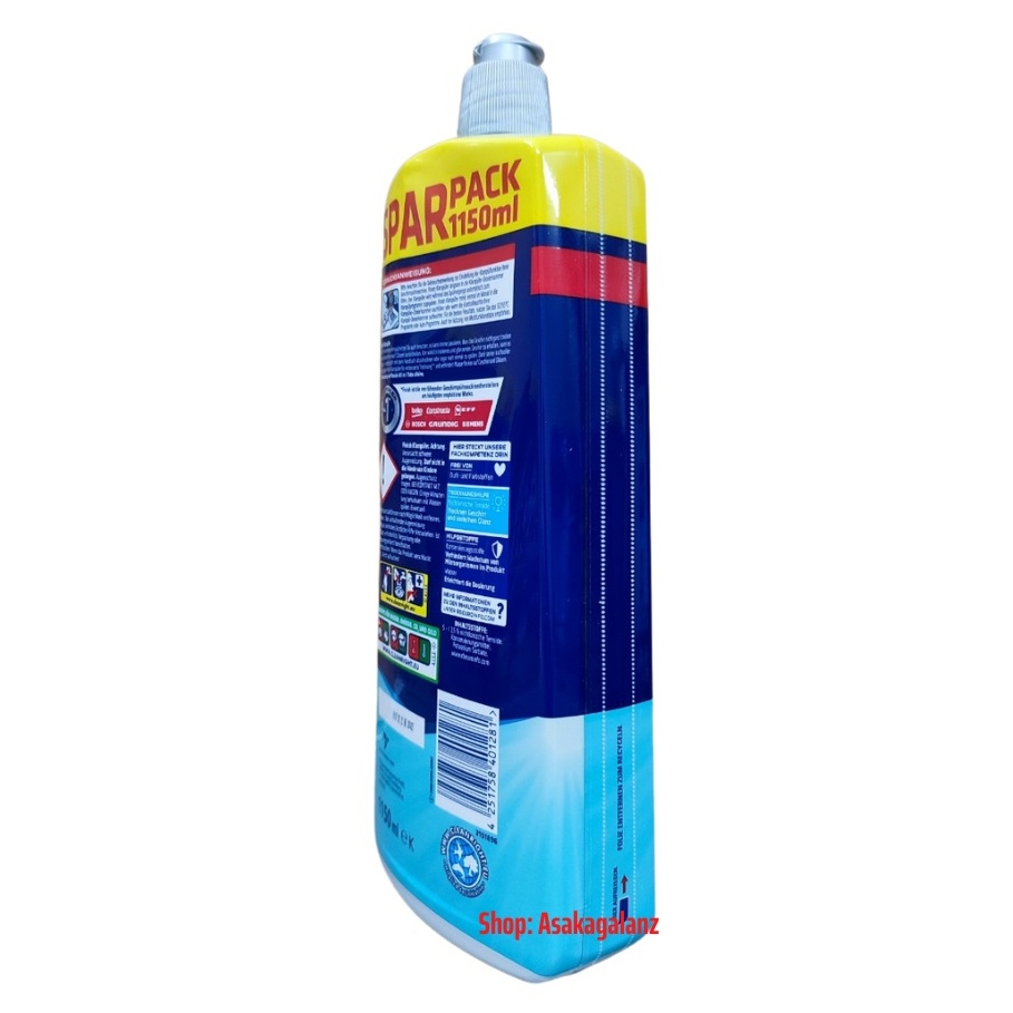 Combo Gel rửa bát Finish Classic 1,5 lít + Muối finish 2kg + Bóng finish 800ml  dùng cho máy rửa chén bát