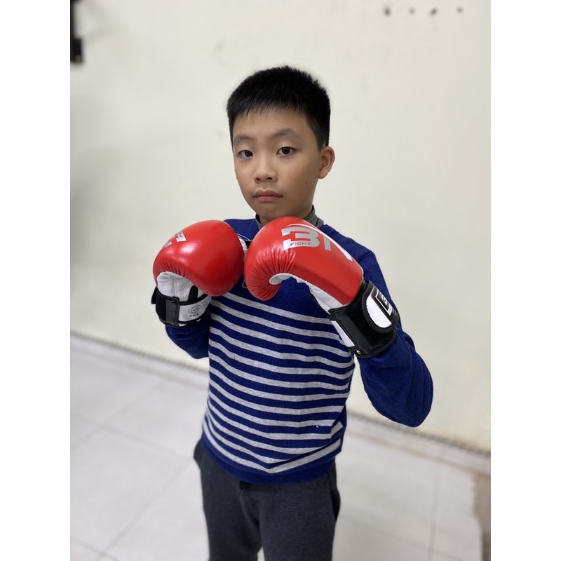 Găng tay đấm bốc trẻ em găng tay boxing cao cấp BN 6oz