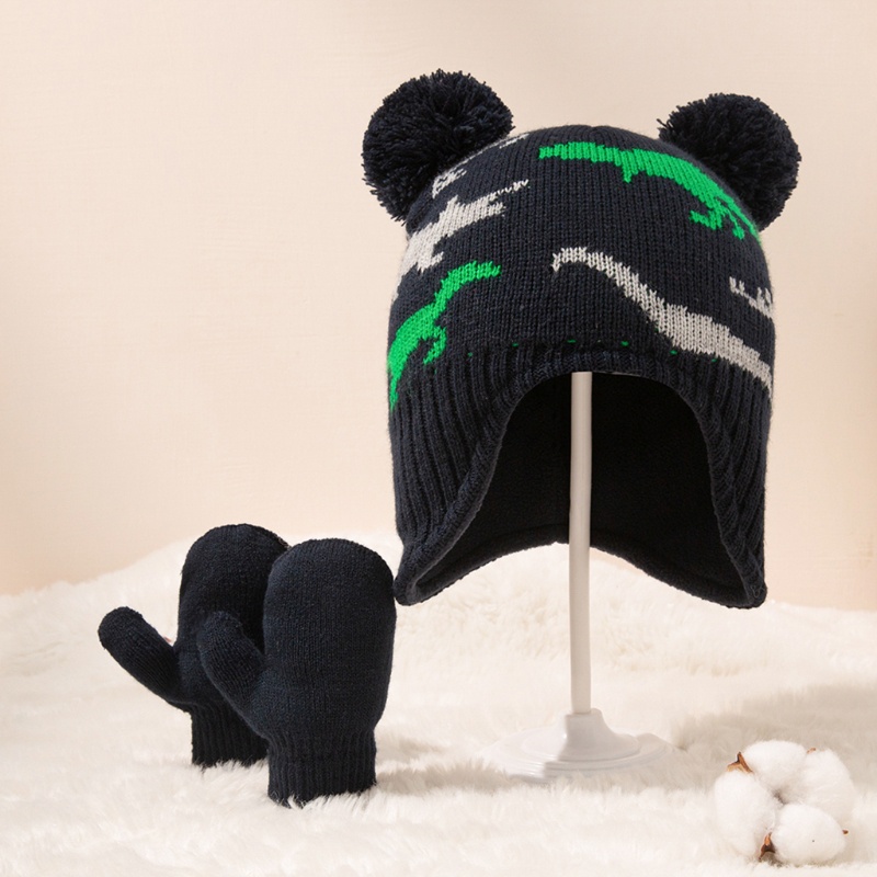 Mũ Beanie Dệt Kim Giữ Ấm Thời Trang Mùa Đông Cho Bé Trai Và Gái