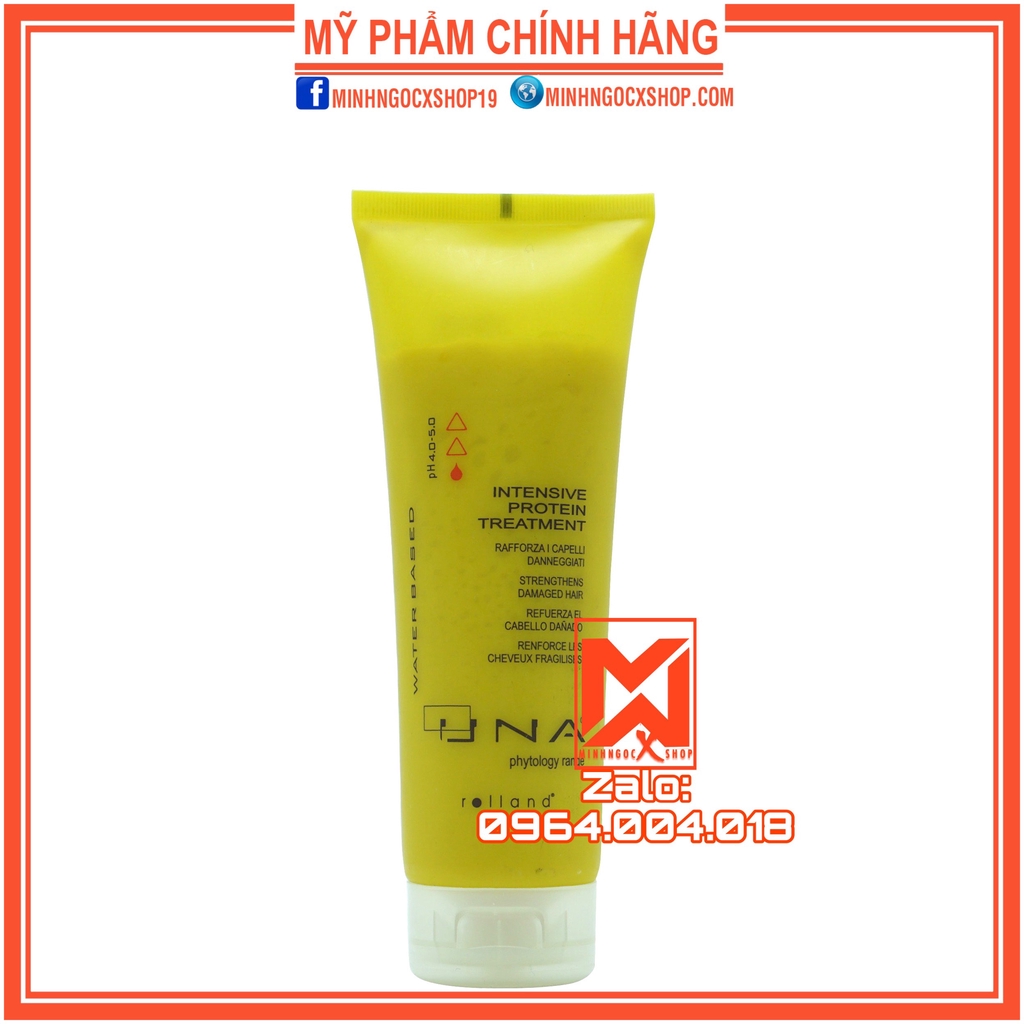 ROLLAND Ủ TÓC - KEM Ủ TÓC TÁI TẠO CẤU TRÚC ROLLAND UNA INTENSIVE PROTEIN 250ML CHÍNH HÃNG