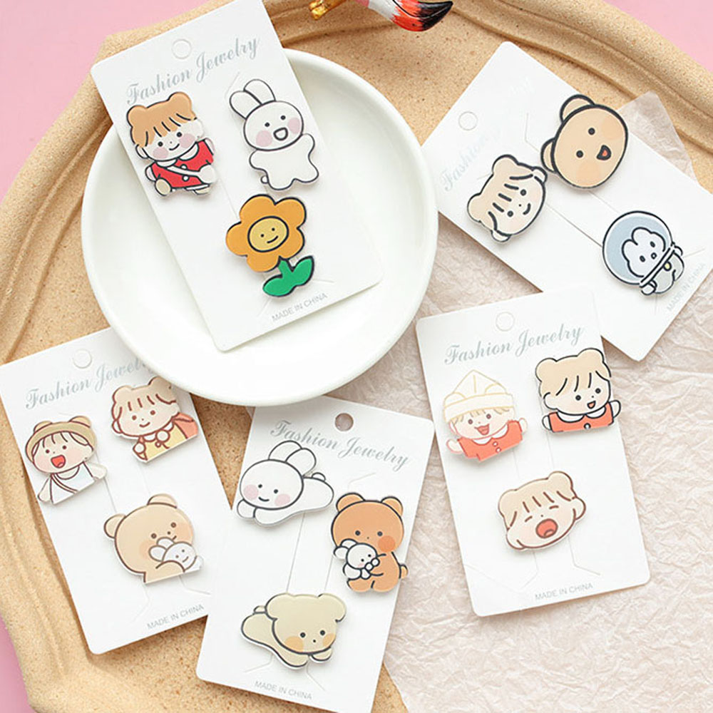 Set 3 Ghim Cài Áo Hình Chiếc Túi Nhỏ Dễ Thương Cho Nữ