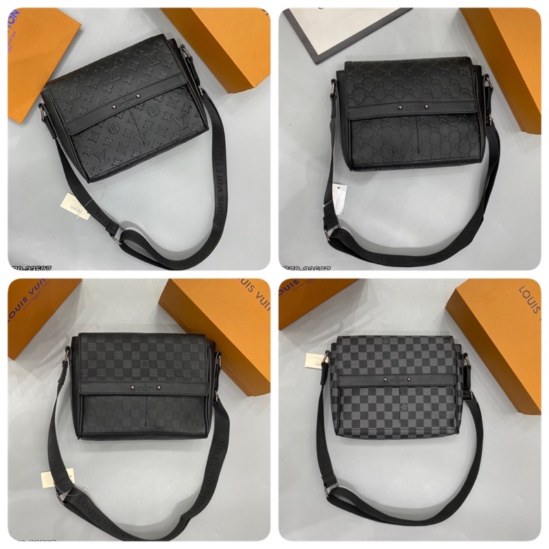 túi đeo chéo Lv da cao cấp - túi đeo chéo dành cho nam và nữ