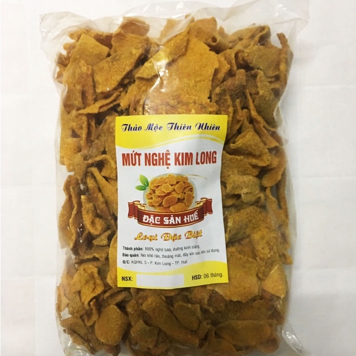Mứt nghệ Huế Kim Long đặc biệt 1Kg - Đặc sản Huế