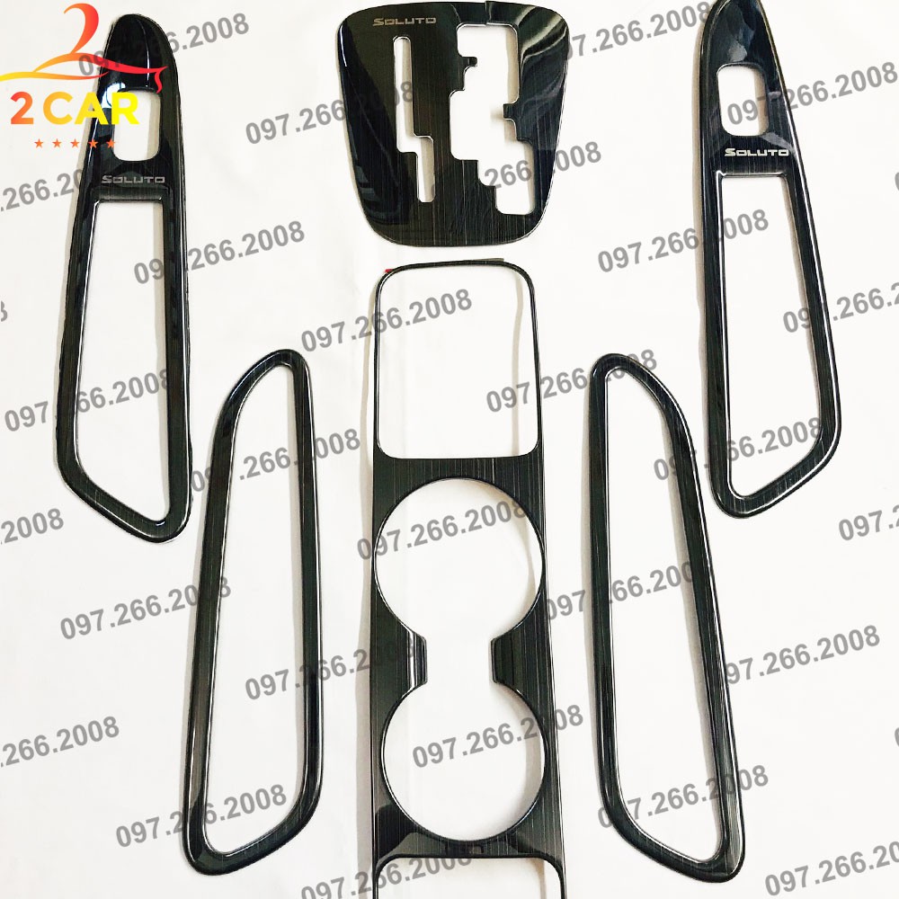 Ốp Nội Thất Xe Kia Soluto 2019- 2020- 2021- 2022- 2023  chất liệu Titan cao cấp