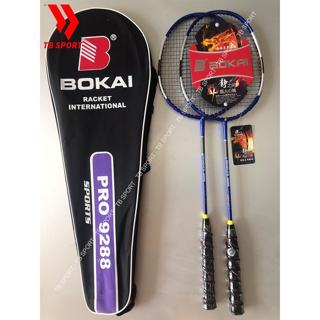 Bộ 2 vợt cầu lông BOKAI PRO 9288 siêu bền đẹp