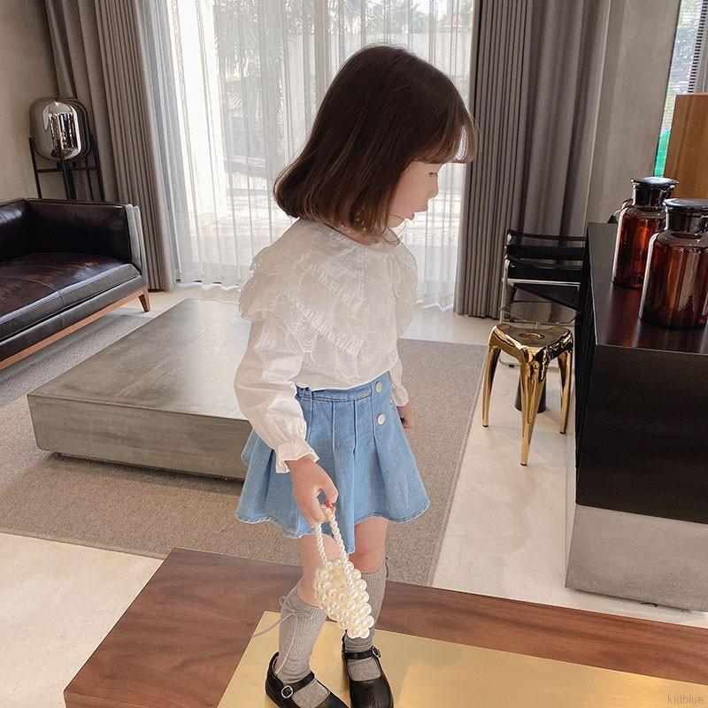 Váy cao bồi kiểu Hàn Quốc cho bé gái